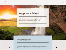 Tablet Screenshot of islandtours.de